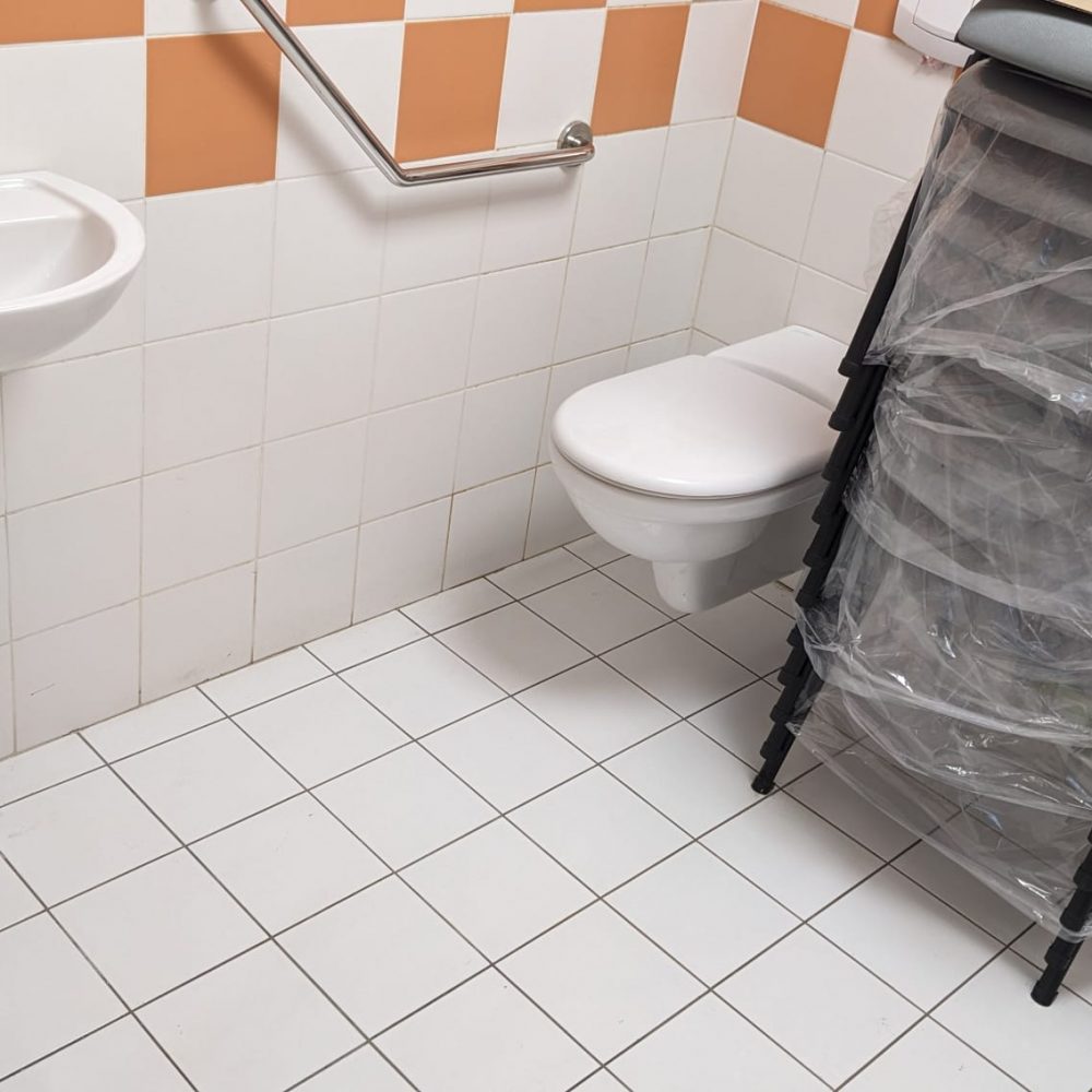 Photo 5 après le nettoyage du chantier d'un depot TCL par Purity