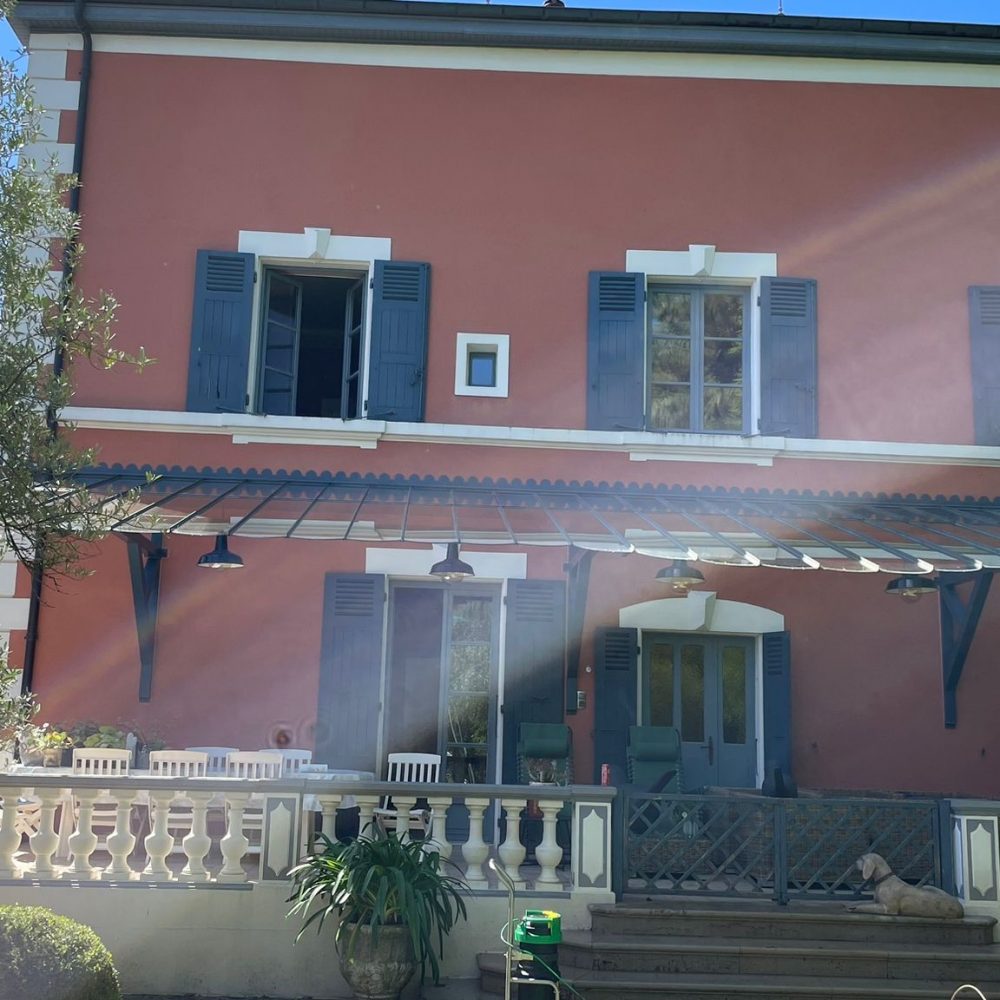 Photo 1 après le nettoyage de la verrière de la maison lyonnaise par PURITY